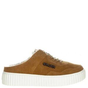 PAJAR Carmela Genuine Shearling Lined Slip On Suede Shoe Sneaker Size 7-7.5